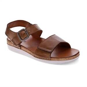 NEW REVERE women's georgia sandals in caramel